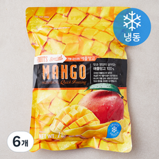 팜앤푸드 애플망고 (냉동), 1kg, 6개
