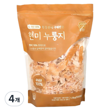 경성당 황동판 현미 누룽지, 1.5kg, 4개