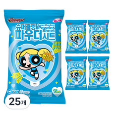 미스사사 슈퍼쿨링 파우더 시트 데오드란트 클린솝 15p, 87g, 25개