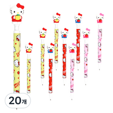 산리오 헬로키티 피규어 샤프 랜덤발송, 20개, 0.5mm