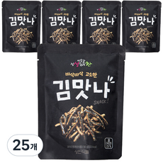 바삭바삭 고소한 김맛나, 25개, 80g