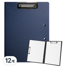 Modernat A4雙向封面型文件夾, 深海軍藍, 12個
