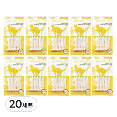 더캣츠 미니 베로베로 골드 고양이간식 10g x 5p, 치즈크림맛, 20세트
