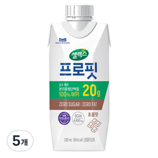 셀렉스 프로핏 초콜릿, 330ml, 5개
