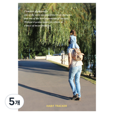 아이씨엘디자인 2026 해빗트래커 먼슬리플래너, 산책, 5개