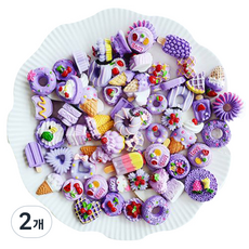 BINGOBINGO 幸運盒 裝飾配件 淡紫色調 R62-1 30入, 隨機出貨, 2個