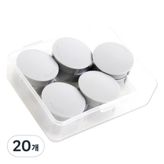 magpia 霧面馬卡龍色冰箱磁鐵 20入, 20個, 灰色
