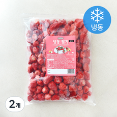웰프레쉬 중국산 딸기 (냉동), 2개, 2kg