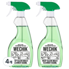 위칙 딥클린 주방 찌든때 세정제, 4개, 550ml
