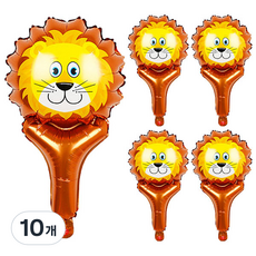 LivingDA 手持棒動物氣球, 獅子, 10個