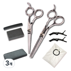 PARKJUN BEAUTY LAB 頭髮美容剪刀 8種組, 3個, 銀