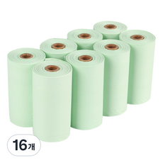 머글리 생분해 배변봉투 리필용, 피스타치오, 15개입, 16개