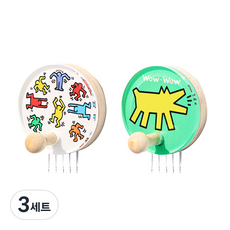 KOKKOPIN 藝術無痕釘固定式2件組, 哇, 派對, 3套