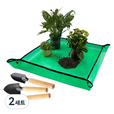 Underboss 換土墊 66 x 66 cm + 園藝工具 3件組, 2套