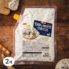 로젠 대파 베이컨 크림치즈, 1kg, 1개입, 2개