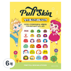 Pinky Tonky 兒童全版美甲貼, 6個, AN-04(聖誕節)