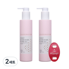 질경이 데일리 에코아워시 퓨어 젤 여성청결제 200ml x 2p + 여성청결제 600mg x 2p, 2세트, 400ml