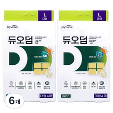 제이웨이브 듀오덤 밴드 대형 4p, 6개
