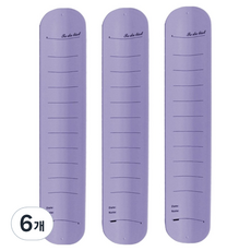 Mungudam 護士手腕備忘錄腕帶 可重複使用清單 大型, 6個, 12 紫色