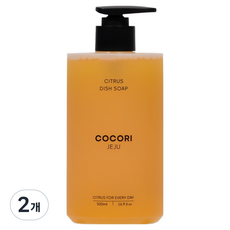 코코리제주 감귤 주방세제, 500ml, 2개