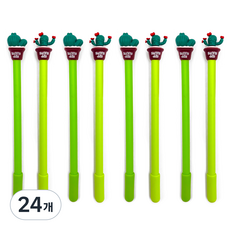 더오픈하우스 선인장 젤펜 0.5mm 01-0159, 랜덤발송, 24개