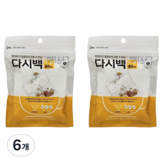 집사람 국산 일회용 다시백, 6개, 65개입, 소(S)