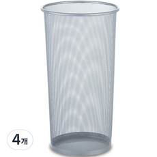 Market Plan Leaf 多用途圓形鐵網雨傘架, 銀色, 4個