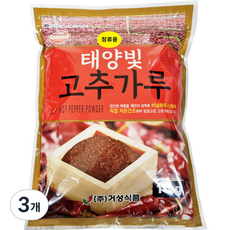태양빛 고추가루 중국산 고추장 떡볶이용, 1kg, 3개