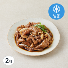 설야멱적 제주돼지 간장불고기 (냉동), 2개, 750g