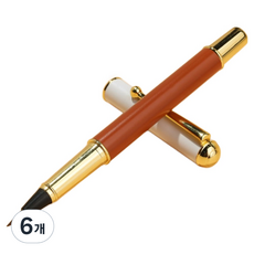 B2WIN 鋼筆型書法筆, 白棕色, 6個