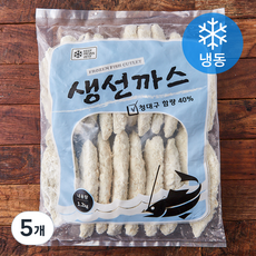 글로벌냉동식품 생선까스 (냉동), 1.2kg, 5개