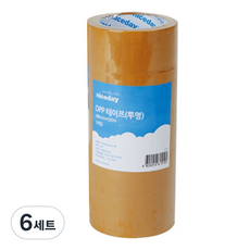 오피스디포 100892 OPP테이프 5p, 6세트