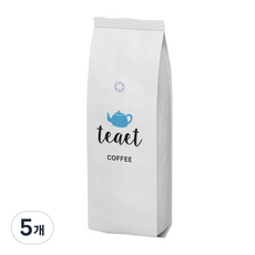 티잇커피 과테말라 싱글 오리진 곱게, 더치커피, 1kg, 5개