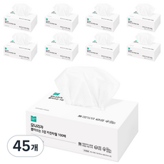 mona LISa. 抽取式3層天然紙漿廚房紙巾, 100張, 45個