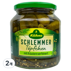 Kuhne 冠利 德式香草醃黃瓜, 2個, 530g