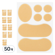 LifeTips 軍人戰鬥靴防水泡貼片 後腳跟保護, 50個