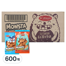 코코라 몬스타 초코칩쿠키, 9g, 600개