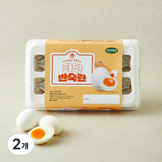 자연애찬 하얀 반숙란 750g, 2개, 15구