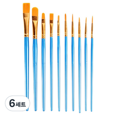 CITY 水彩筆10件組 藍色, 6套