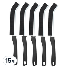 All Kitchen 多功能縫隙清潔刷 縫隙清潔刷, 15個, 黑色