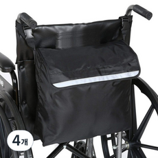 Rositera 大容量輪椅包 黑色, 4個, 單一商品