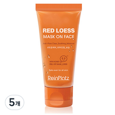 ReinPlatz 黃土可撕式保濕面膜, 1入, 5個