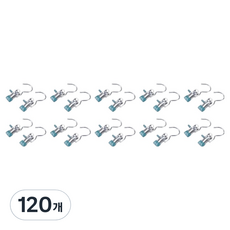 셀렉투유 다용도 논슬립 바지집게 바지걸이 모자걸이 옷걸이, 그린, 120개