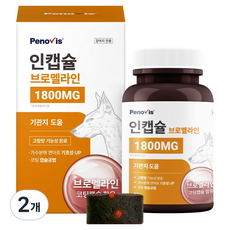 페노비스 강아지 기관지 영양제 인캡슐 브로멜라인, 90g, 호흡기/기관지, 2개