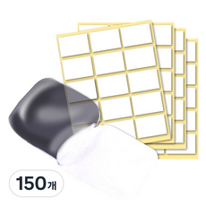 DADA 高強度透明雙面膠帶 方形 40 x 40mm, 單一顏色, 150個