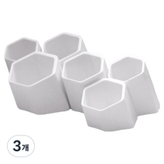 아이홈 허니콤 멀티홀더 욕실 정리함, 3개