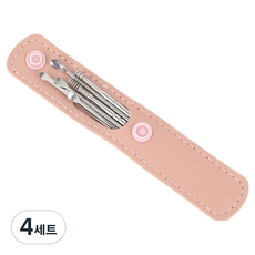 바움미루 고급 귀이개 6종 세트 핑크 S, 4세트