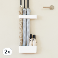 litem. 里特 磁吸式5孔雨傘架, 白色, 2個