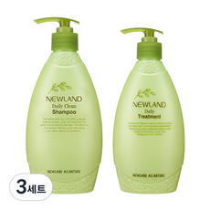 新大陸洗髮水 500ml + Treatment 340ml 套組, 3組