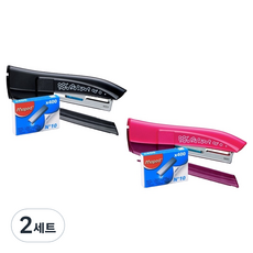 마패드 그린로직 포켓 스테플러 2p + 10호침 400p x 2개 세트, 랜덤발송(스테플러), 2세트